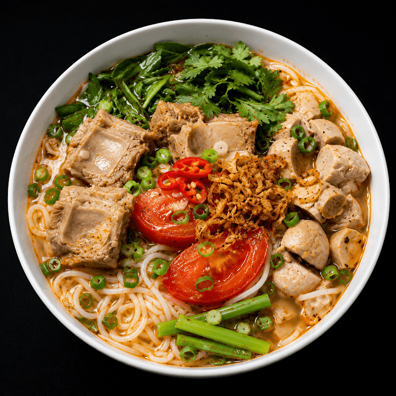 Ảnh thực đơn Bún sườn heo chua cay