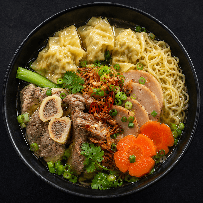 Ảnh thực đơn Mì hoành thánh sườn giò